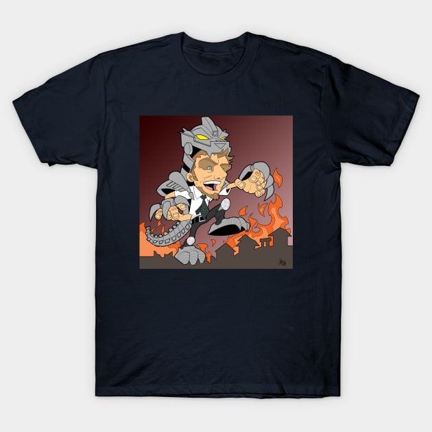 MechaTodzilla T-Shirt by Rayzor33